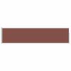 vidaXL Auvent lat&eacute;ral r&eacute;tractable de patio 120x500 cm Marron