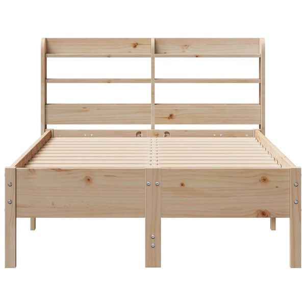 vidaXL Cadre de lit sans matelas 90x200 cm bois de pin massif