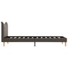 vidaXL Cadre de lit avec LED Anthracite Similicuir 100x200 cm