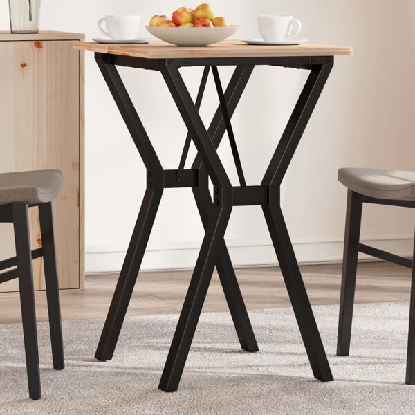 vidaXL Pieds de table à manger cadre en Y 50x40x73 cm acier