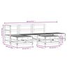 vidaXL Salon de jardin 6 pcs bois massif douglas