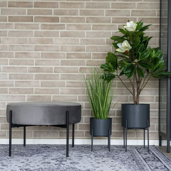House Nordic Pots &agrave; fleurs 2 pcs Pavia Gris