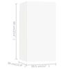 vidaXL Ensemble de meubles TV 7 pcs Blanc Bois d'ing&eacute;nierie