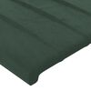 vidaXL Sommier &agrave; lattes de lit et matelas Vert fonc&eacute; 200x200cm Velours
