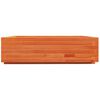 vidaXL Jardini&egrave;re cire marron 90x90x26,5 cm bois de pin massif