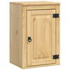 vidaXL Armoire SKI Brun Miel 40 x 32 x 60 cm Pin massif