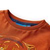 T-shirt enfants &agrave; manches longues rouille clair 116