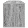 vidaXL Armoire &agrave; chaussures murale Sonoma gris 100x35x38 cm