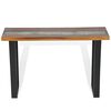 vidaXL Table console Teck 100 x 35 x 75 cm