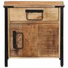 vidaXL Table de chevet 40x30x42 cm bois de manguier massif