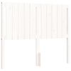 vidaXL Cadre de lit sans matelas blanc 120x200 cm bois massif