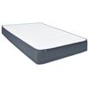 vidaXL Matelas de sommier à lattes 190x140x20 cm mi-doux tissu