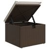 vidaXL Salon de jardin 8 pcs avec coussins marron r&eacute;sine tress&eacute;e