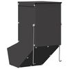vidaXL Distributeur pour lapins Noir 12,5 x 26 x 28,5 cm
