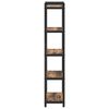 vidaXL &Eacute;tag&egrave;re Ch&ecirc;ne fum&eacute; 40 x 30 x 155 cm Bois d'ing&eacute;nierie