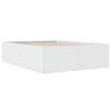 vidaXL Cadre de lit sans matelas blanc 120x200 cm