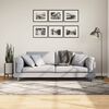 vidaXL Tapis shaggy &agrave; poils longs moderne beige anthracite 140x200 cm