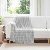 vidaXL Jet&eacute; Gris 150 x 130 cm Toison