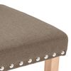 vidaXL Chaises &agrave; manger lot de 6 taupe tissu