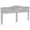 vidaXL Cadre de lit Gris Sonoma 200 x 200 cm Bois Ing&eacute;nierie
