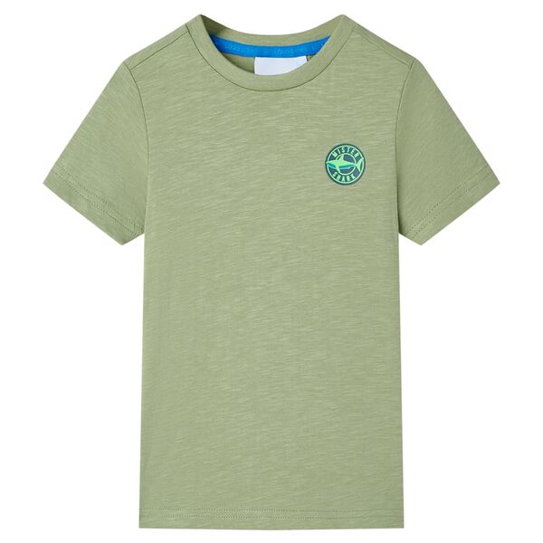 T-shirt pour enfants kaki clair 128