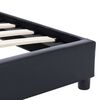 vidaXL Cadre de lit Noir Similicuir 160x200 cm