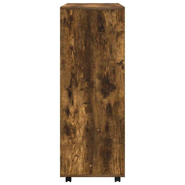 vidaXL Garde-robe Ch&ecirc;ne fum&eacute; 80x40x110 cm Bois d'ing&eacute;nierie
