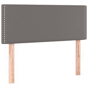 vidaXL T&ecirc;te de lit Gris 80x5x78/88 cm Similicuir
