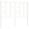 vidaXL Cadre de lit sans matelas blanc bois de pin massif