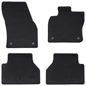 vidaXL Tapis de voiture 4 pc Adapt&eacute; pour VW CADDY 2020- Caoutchouc