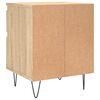 vidaXL Table de chevet ch&ecirc;ne sonoma 40x35x50 cm bois d&rsquo;ing&eacute;nierie