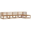 vidaXL Ensemble de canap&eacute;s d'ext&eacute;rieur 5 pcs Naturel