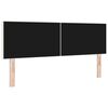vidaXL T&ecirc;te de lit avec t&ecirc;te de lit Cr&egrave;me 144 cm Cuir synth&eacute;tique