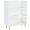 vidaXL Buffet Blanc brillant 69,5x32,5x90 cm Bois d'ing&eacute;nierie