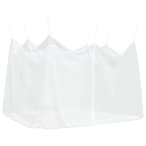 vidaXL Filet Anti-Moustiques de Jardin Rectangulaire 220 mesh Blanc