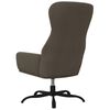 vidaXL Chaise de relaxation Gris fonc&eacute; Similicuir daim