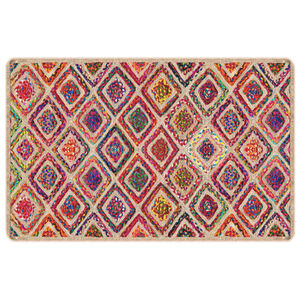 vidaXL Tapis lavable multicolore 190x300 cm