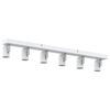 vidaXL Spot de plafond Blanc 73 x 6,5 x 11,5 cm M&eacute;tal