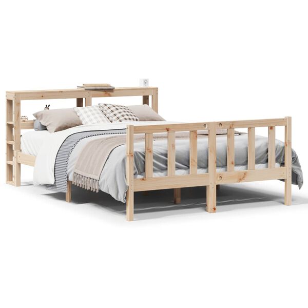 vidaXL Cadre de lit sans matelas 150x200 cm bois de pin massif