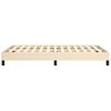 vidaXL Cadre de lit sans matelas cr&egrave;me 120x190 cm tissu