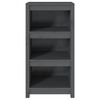 vidaXL Biblioth&egrave;que Gris 50x35x97 cm Bois de pin massif