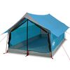 vidaXL Tente de camping 2 personnes bleu imperméable