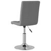 vidaXL Chaises pivotantes &agrave; manger lot de 4 gris clair tissu