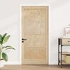 vidaXL Porte int&eacute;rieure Marron 93 x 202 cm Contreplaqu&eacute;