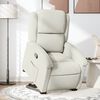 vidaXL Fauteuil inclinable Cr&egrave;me Velours