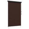 vidaXL Store enrouleur Marron 120 x 250 cm Tissu et Aluminium
