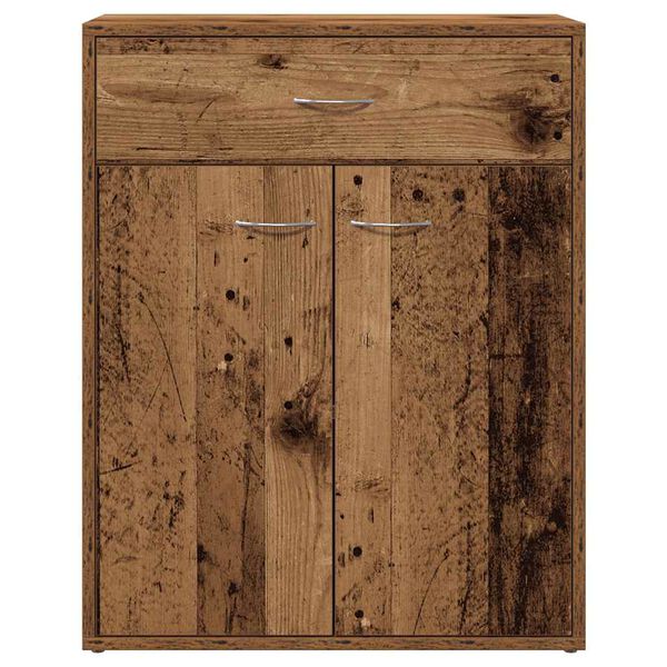 vidaXL Buffet vieux bois 60x30x75 cm bois d'ing&eacute;nierie
