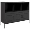 vidaXL Buffet noir 100,5x39x79 cm acier