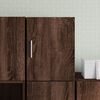 vidaXL Armoire murale ch&ecirc;ne marron 30x42,5x40 cm bois d'ing&eacute;nierie
