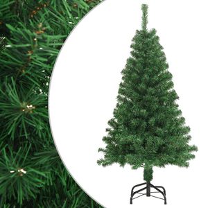 vidaXL Arbre de No&euml;l artificiel avec branches &eacute;paisses vert 120 cm PVC